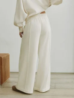 self. Cream Wide Leg Joggers^Women Loungewear|Leggings & Sweatpants