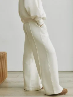 self. Cream Wide Leg Joggers^Women Loungewear|Leggings & Sweatpants