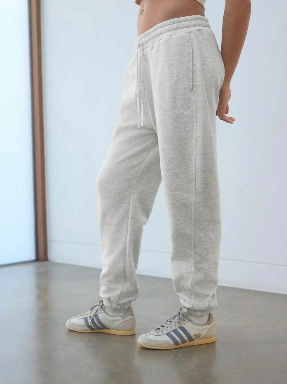 Clearance self. Grey Cuffed Joggers