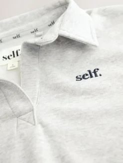 Best self. Rugby Sweatshirt Grey