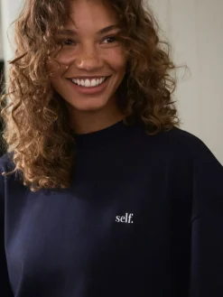 New self. Short Sleeve Pyjamas Navy Stripe