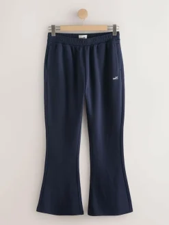 New self. Navy Wide Leg Joggers