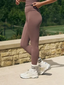 Hot self. Peppercorn Brown High Waist Leggings