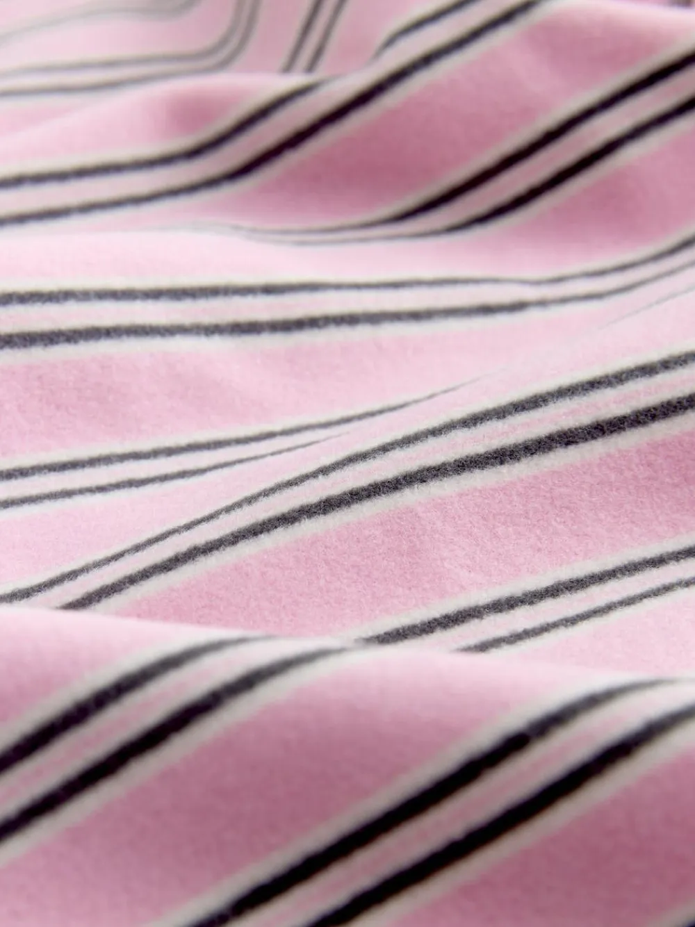 self. Pink Stripe Short Pyjamas