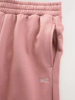 Outlet self. Pink Wide Leg Joggers