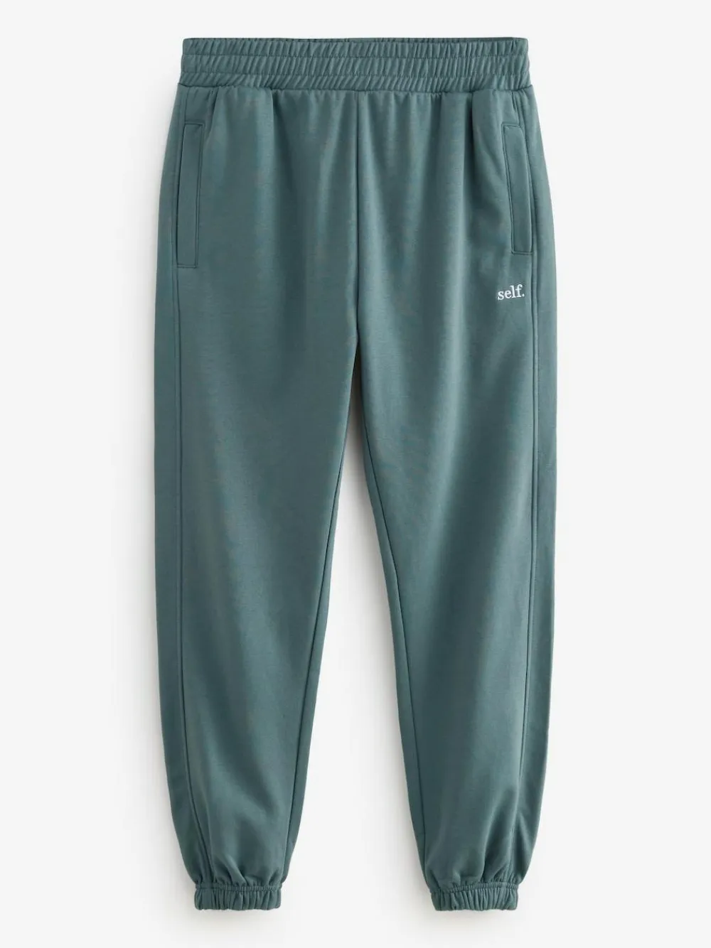 Online self. Cuffed Joggers Teal Blue