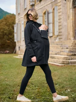 Hot Seraphine Black 3 in 1 Maternity & Babywearing Premium Top