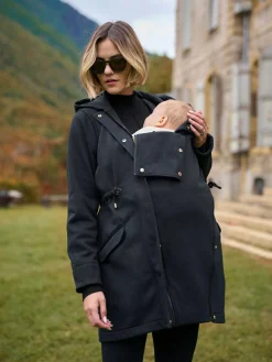 Hot Seraphine Black 3 in 1 Maternity & Babywearing Premium Top