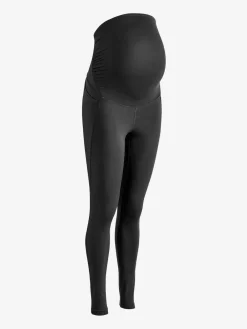 Online Seraphine Black Bump & Back Support Maternity Black Leggings