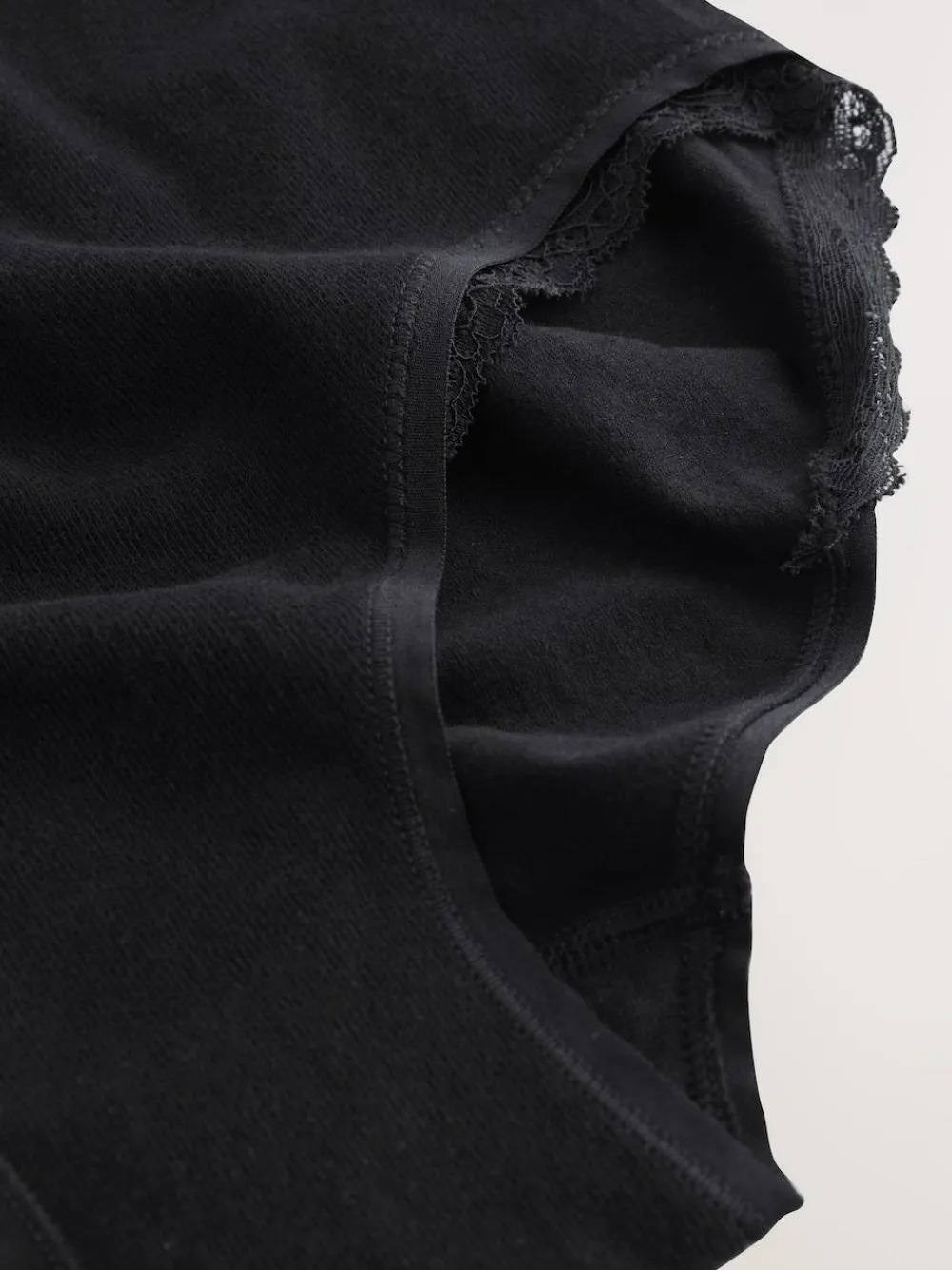 Seraphine Black Cotton Rib Jersey Maternity & Postpartum Briefs 5 Pack^Women Panties|All Lingerie