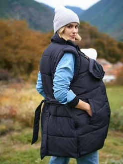 New Seraphine Black 3-In-1 Maternity & Babywearing Gilet