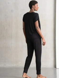 Best Seraphine Maternity & Nursing Hospital Bag Pyjamas 2 Piece Set Black