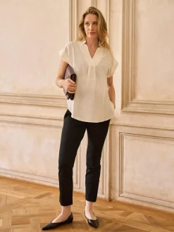 Best Seraphine Black Overbump Maternity Everyday Work Trouser