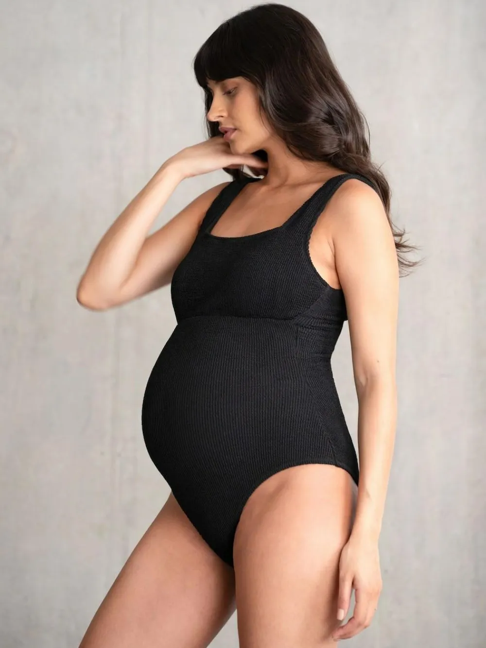 Seraphine Textured Maternity Swimsuit^Women Swimwear