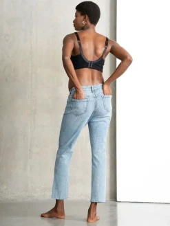 Seraphine Blue Premium Organic Underbump Maternity Slim-Fit Jeans^Women Jeans|Jeans
