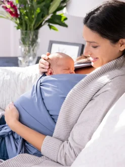 Outlet Seraphine Skin to Skin Babywearing Sleeveless Top Blue