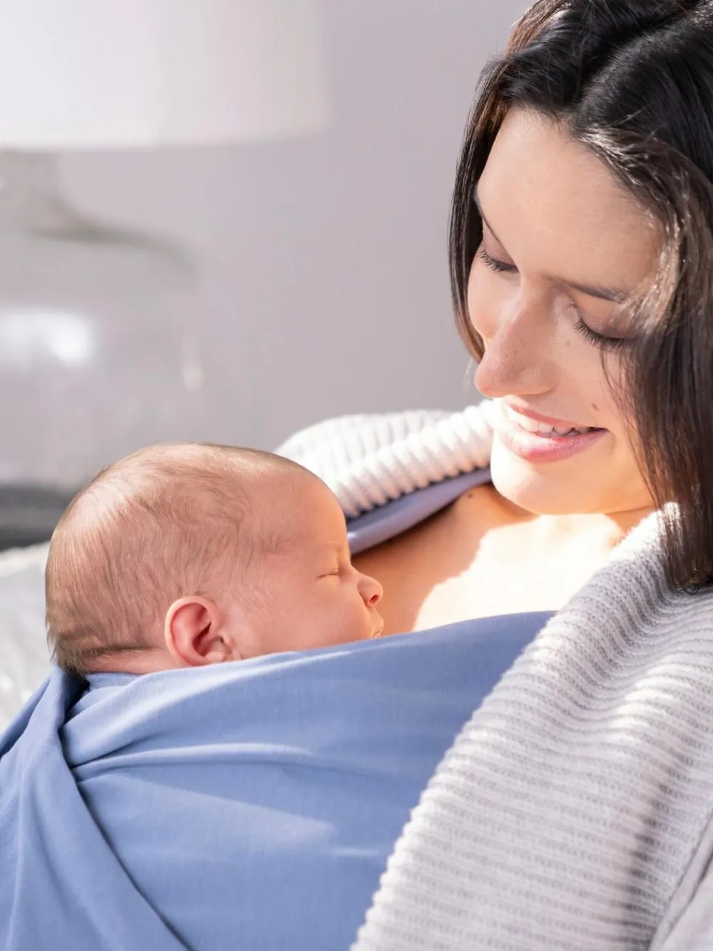 Outlet Seraphine Skin to Skin Babywearing Sleeveless Top Blue