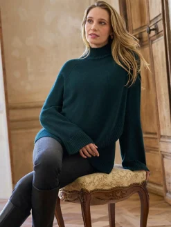 Seraphine Premium Cashmere Blend Maternity & Nursing Roll Neck Jumper^Women Nightwear|Knitwear
