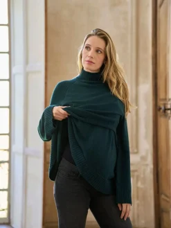 Seraphine Premium Cashmere Blend Maternity & Nursing Roll Neck Jumper^Women Nightwear|Knitwear