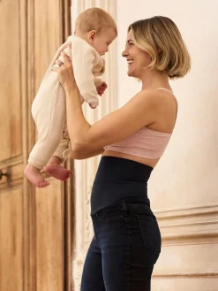 Discount Seraphine Premium Organic Post Maternity Skinny Jeans Indigo Blue