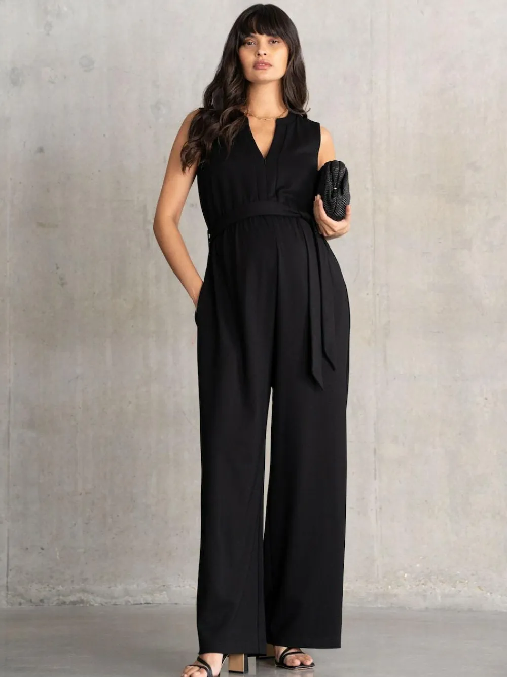 Seraphine Maternity Black Jumpsuit^Women Jumpsuits & Playsuits