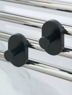 Next Set of 2 Black Magnetic Hooks^ Bathroom Accessories|Storage & Organisation