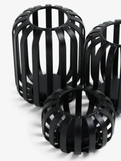 Hot Next Set of 3 Black Wire Tea Light Candle Holders