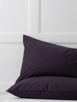 Next Set of 2 Blackberry Purple Cotton Rich Pillowcases^ Bedsheets & Pillow Cases