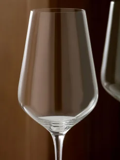 Next Set of 4 Clear Belgravia Crystal Set of 4 White Wine Glasses^ Glassware