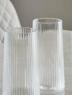 Outlet Next Set of 4 Clear Hollis Angular Set of 4 Tall Tumbler Glasses