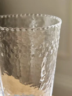 Best Next Set of 4 Clear Scallop Tumbler Glasses