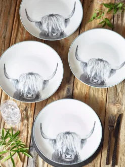 Sale Next Set of 4 Grey Hamish Dinner Plates