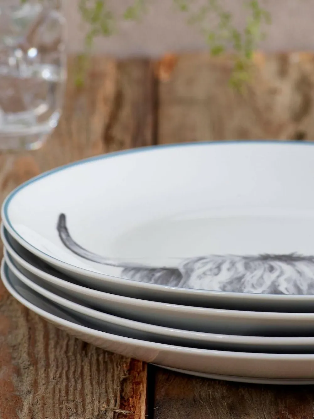 Sale Next Set of 4 Grey Hamish Dinner Plates