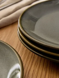 Online Next Set of 4 Grey Hampton Side Plates