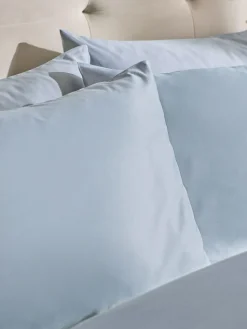 Next Set of 2 Mid Blue 400 Thread Count Egyptian Cotton Pillowcases