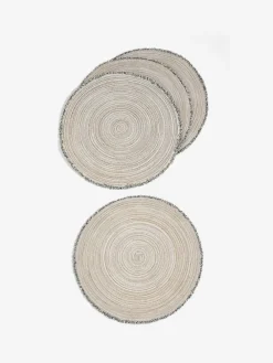 Next Set of 4 Fringe Placemats^ Table Linen, Placemats & Coasters