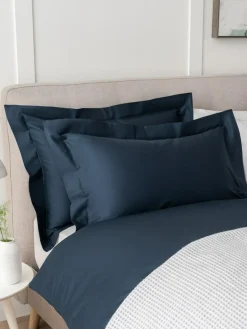 Best Next Set of 2 Navy 400 Thread Count Egyptian Cotton Pillowcases
