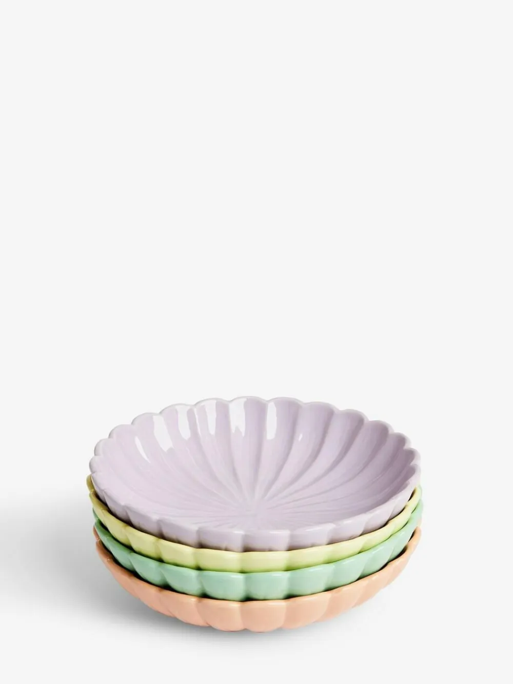 Next Set of 4 Pastel Flower Pasta Bowls^ Dinner Sets & Pasta Bowls