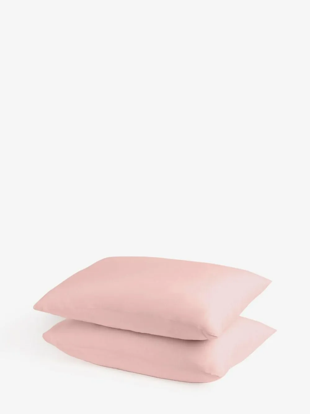 Next Set of 2 Pink Non Iron Simply Soft Housewife Pillowcases^ Bedsheets & Pillow Cases