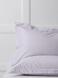 New Next Set of 2 Purple Lilac Cotton Rich Pillowcases