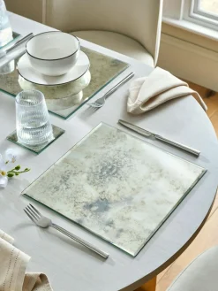 Next Set of 2 Galaxy Glass Placemats^ Table Linen, Placemats & Coasters