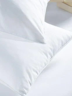 Next Set of 2 Sleep In Silk Firm 100% Cotton Pillows^ Duvets & Pillows