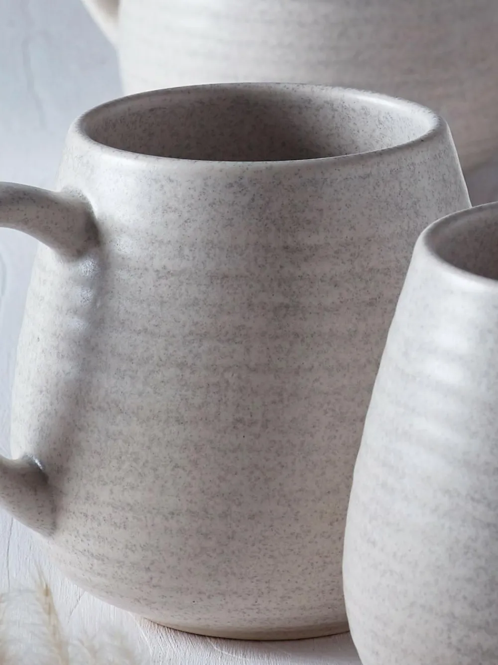 Clearance Next Set of 4 Kya Mugs Stone