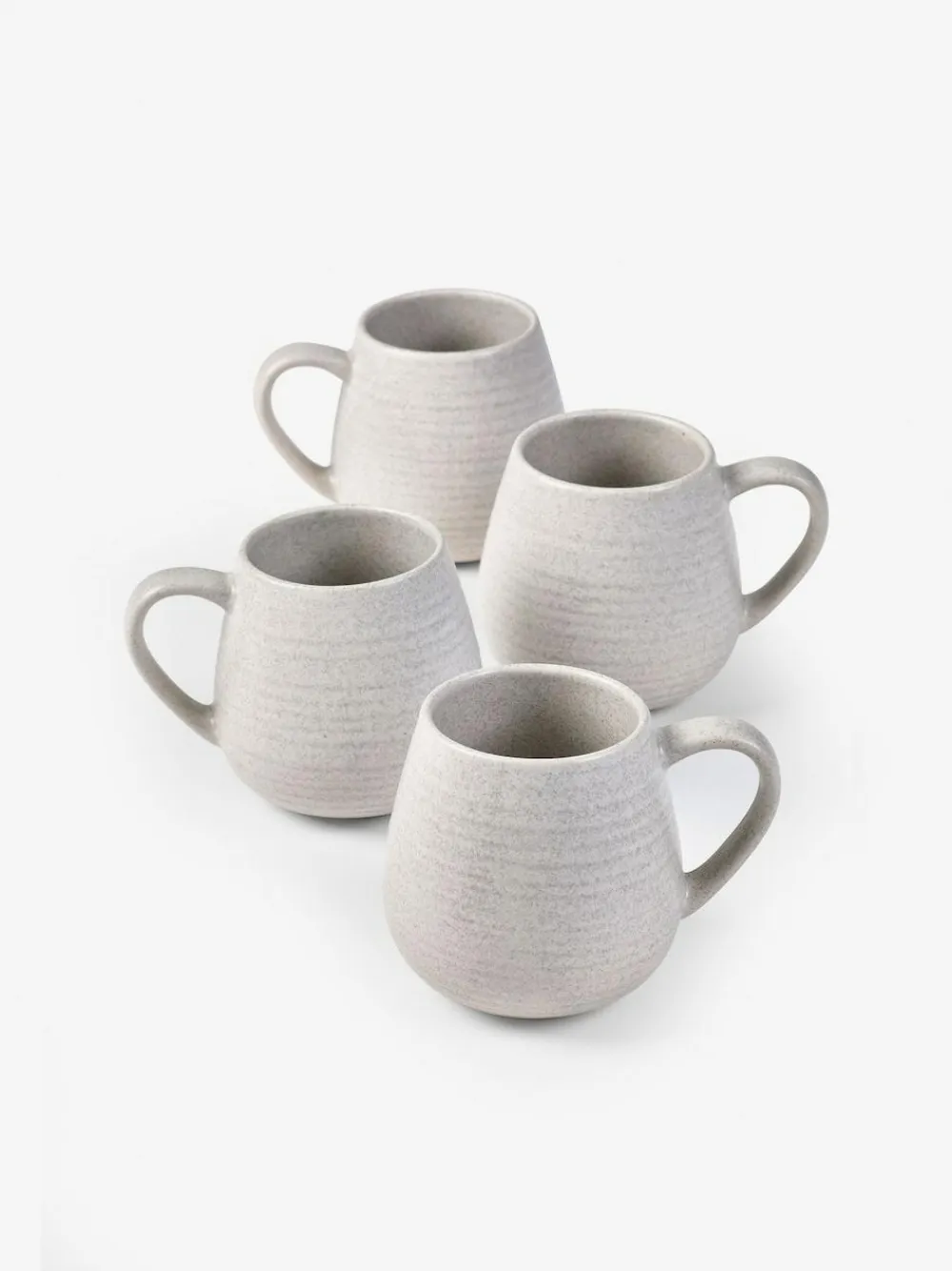 Clearance Next Set of 4 Kya Mugs Stone