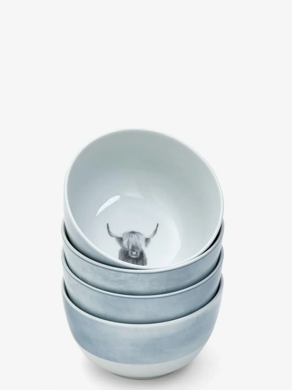 Next Set of 4 Teal Blue Hamish Bowls^ Dinner Sets & Pasta Bowls