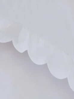 Next Set of 2 White 200 Thread Count Scallop Pillowcases^ Bedsheets & Pillow Cases