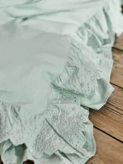 Shabby Chic by Rachel Ashwell® Broderie Anglaise Ruffle Duvet Cover and Pillowcase Set^ Childrens Bedding