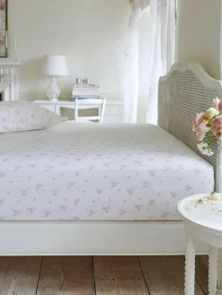 Shabby Chic by Rachel Ashwell® Rosabelle 200 Thread Count Deep Fitted Sheet^ Bedsheets & Pillow Cases