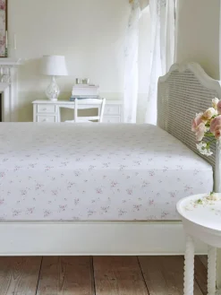 Shabby Chic by Rachel Ashwell® Rosabelle 200 Thread Count Deep Fitted Sheet^ Bedsheets & Pillow Cases
