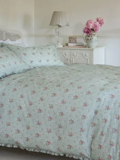 Shabby Chic by Rachel Ashwell® Anastasia Ditsy Floral Petite Ruffle Duvet Cover and Pillowcase Set^ Bedsets & Duvet Covers|Childrens Bedding